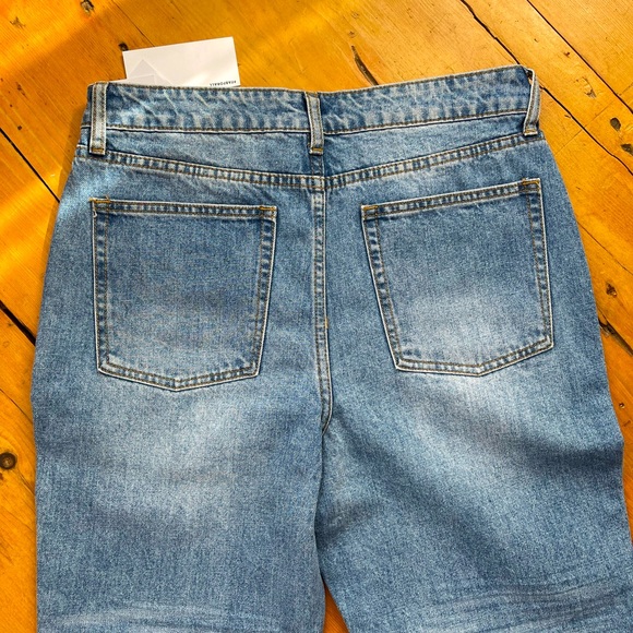 Just Fab Ripped Denim Jeans NWT - Picture 3 of 5